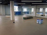 Монтаж татами с раскроем искусственной травы